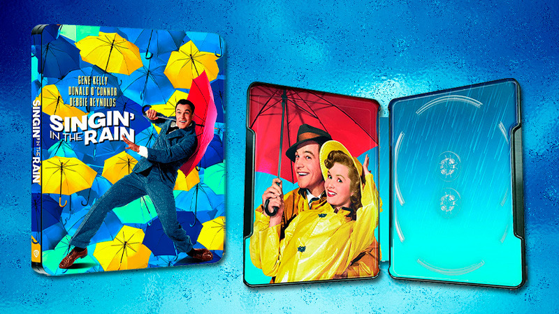 Steelbook de Cantando Bajo la Lluvia en UHD 4K y Blu-ray