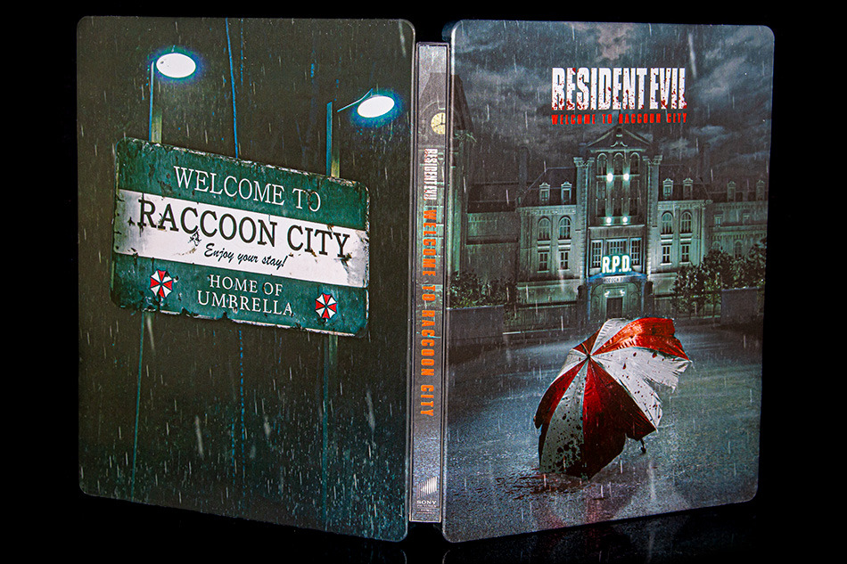 Fotografías del Steelbook de Resident Evil: Bienvenidos a Raccoon City en UHD 4K y Blu-ray 9