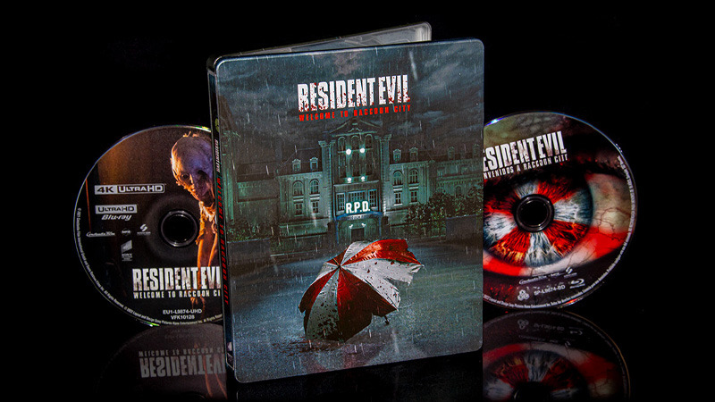 Fotografías del Steelbook de Resident Evil: Bienvenidos a Raccoon City en UHD 4K y Blu-ray