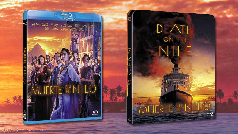 Todos los detalles de Muerte en el Nilo en Blu-ray sencillo y Steelbook