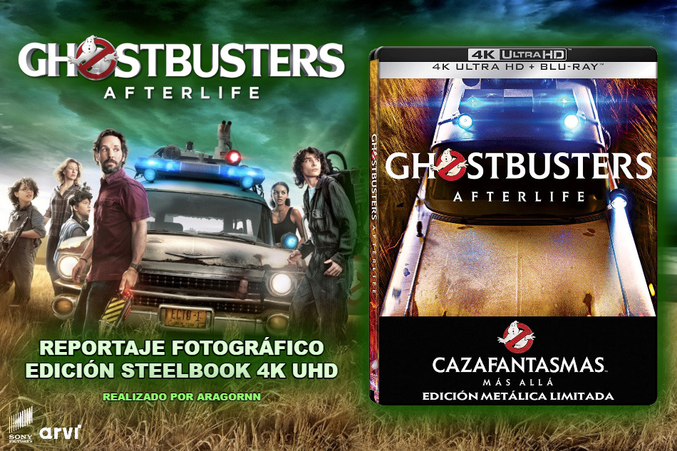 Fotografías del Steelbook de Cazafantasmas: Más Allá en UHD 4K y Blu-ray 1