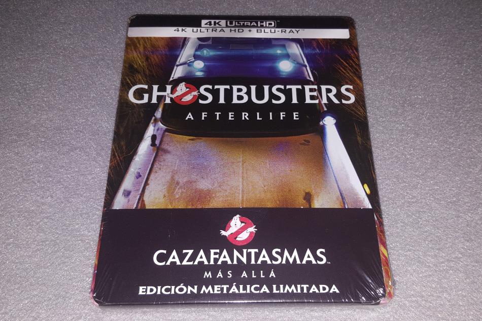 Fotografías del Steelbook de Cazafantasmas: Más Allá en UHD 4K y Blu-ray 2