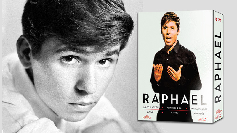 Digipak con seis películas de Raphael inéditas en Blu-ray