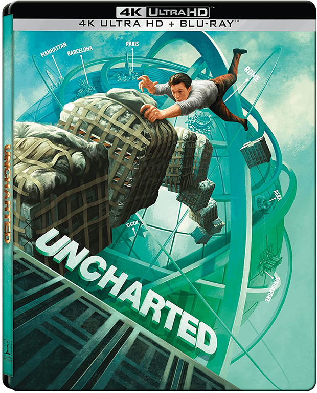 Anuncio oficial de Uncharted en Blu-ray, UHD 4K y Steelbook 4K