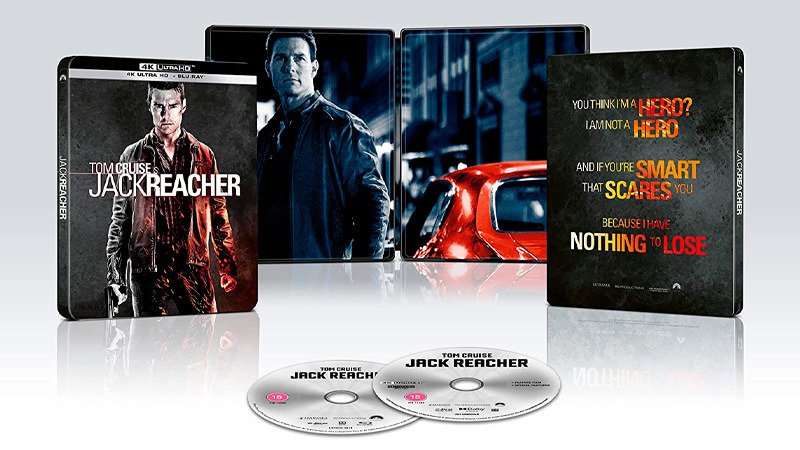 Anuncio oficial del Steelbook de Jack Reacher en UHD 4K