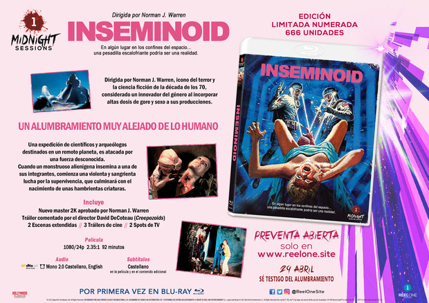 Inseminoid en Blu-ray, el inicio del sello Midnight Sessions