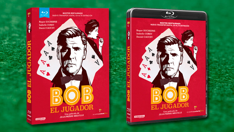Bob el Jugador en Blu-ray con funda y caja negra