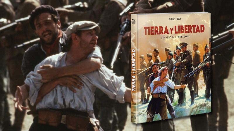 Edición libro de Tierra y Libertad en Blu-ray, dirigida por Ken Loach
