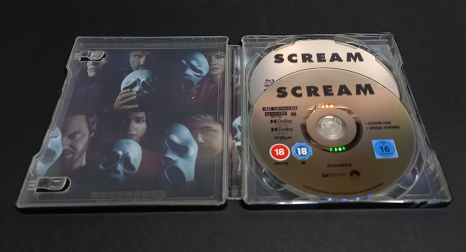 Fotografías del Steelbook de Scream (2022) en UHD 4K y Blu-ray 6
