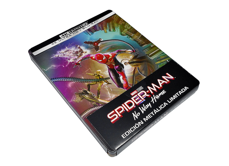 Fotografías del Steelbook de Spider-Man: No Way Home en UHD 4K y Blu-ray 2
