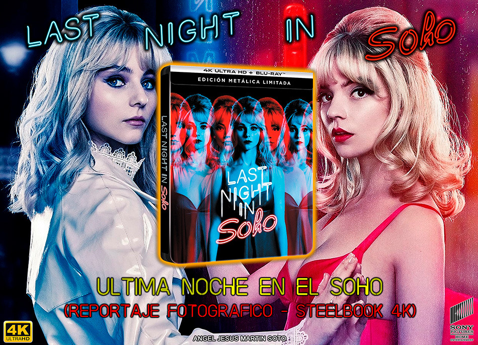 Fotografías del Steelbook de Última Noche en el Soho en UHD 4K y Blu-ray 1