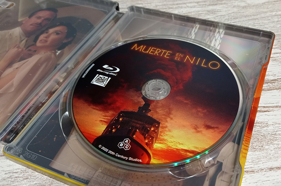 Fotografías del Steelbook de Muerte en el Nilo en Blu-ray 8