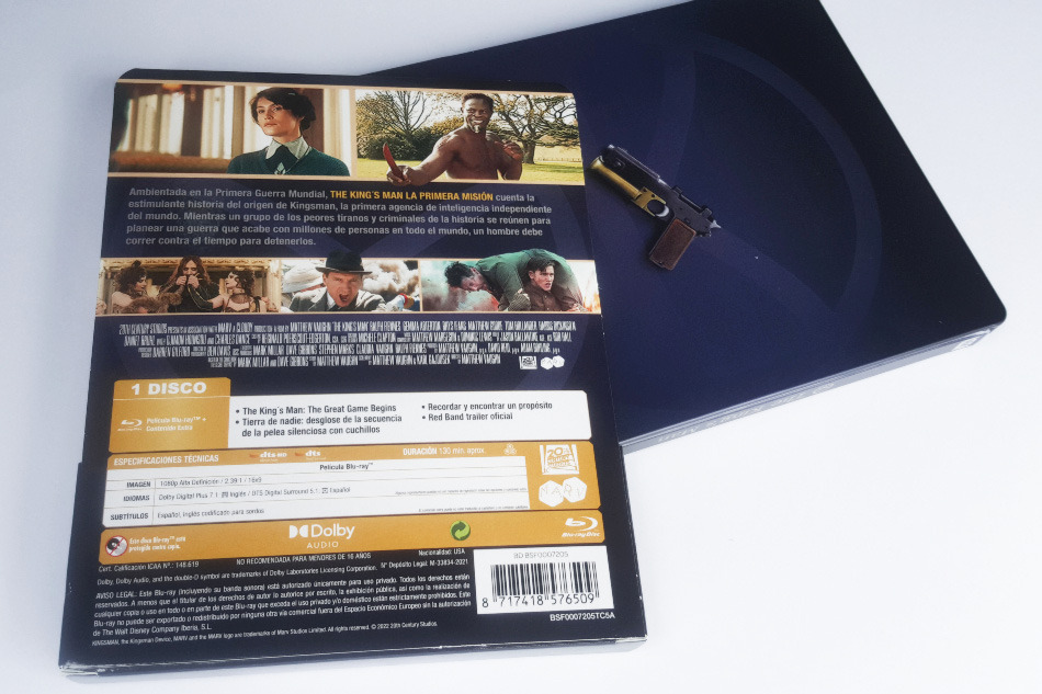 Fotografías del Steelbook de The King's Man: La Primera Misión en Blu-ray 5