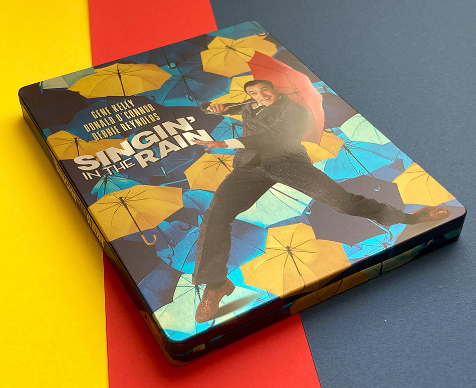 Fotografías del Steelbook de Cantando Bajo la Lluvia en UHD 4K y Blu-ray 5