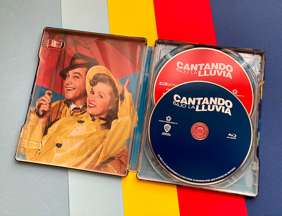 Fotografías del Steelbook de Cantando Bajo la Lluvia en UHD 4K y Blu-ray 13