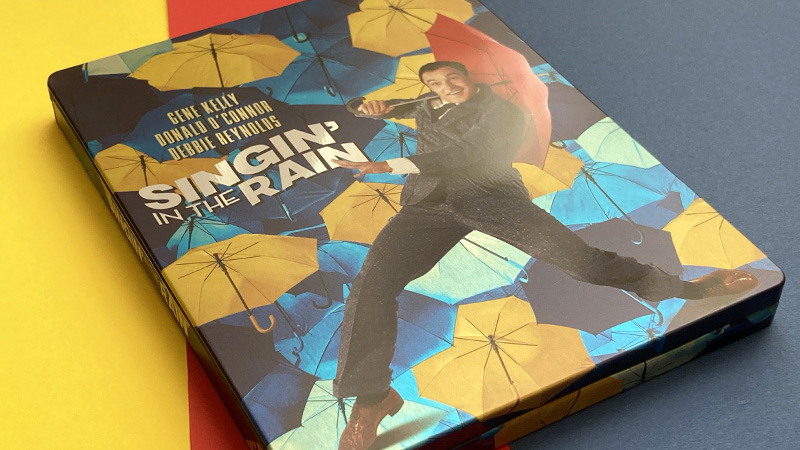 Fotografías del Steelbook de Cantando Bajo la Lluvia en UHD 4K y Blu-ray