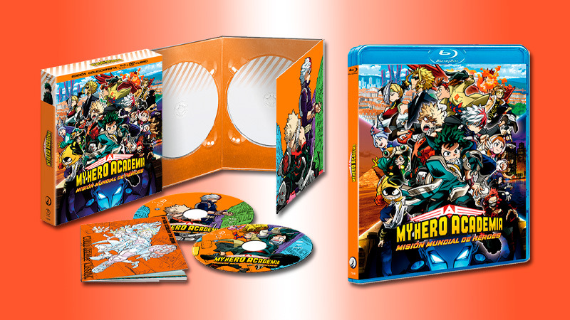 Dos ediciones en Blu-ray para My Hero Academia: Misión Mundial de Héroes