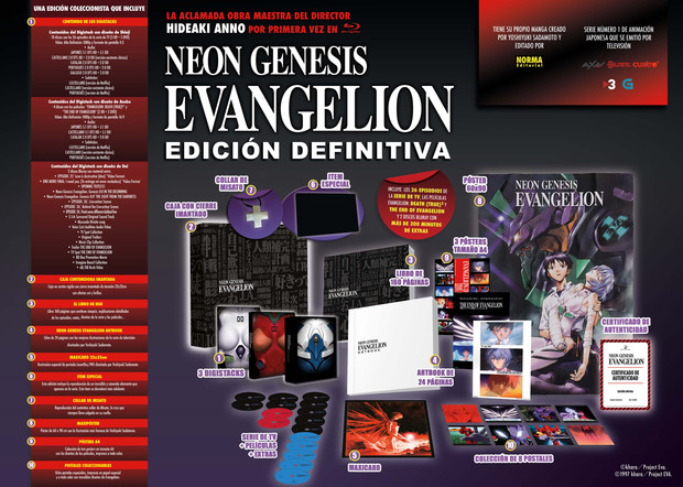 Vídeo de la edición definitiva de Neon Genesis Evangelion en Blu-ray