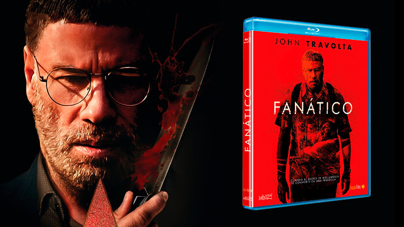 Fanático en Blu-ray, con John Travolta interpretando a un fan acosador