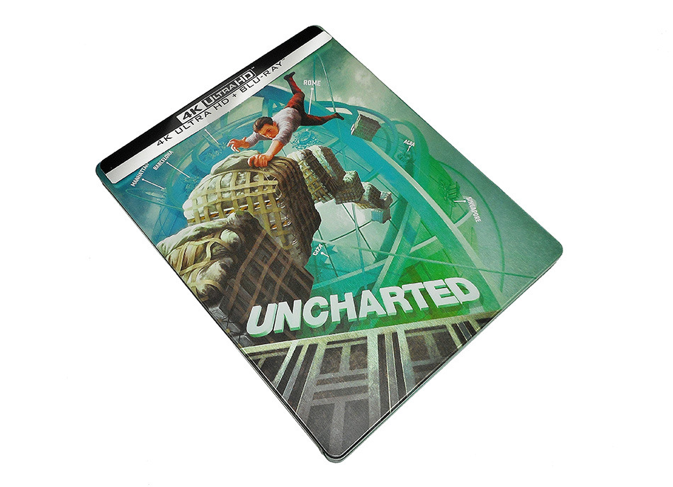 Fotografías del Steelbook de Uncharted en UHD 4K y Blu-ray 2