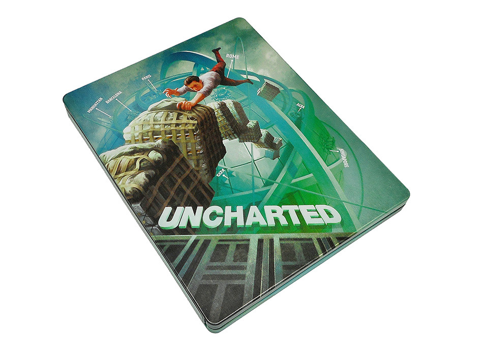 Fotografías del Steelbook de Uncharted en UHD 4K y Blu-ray 9