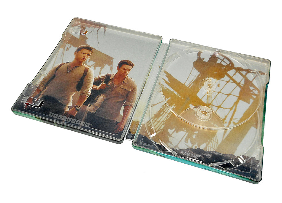 Fotografías del Steelbook de Uncharted en UHD 4K y Blu-ray 16