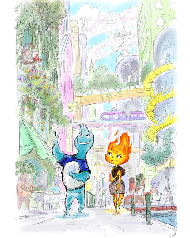 Disney y Pixar presentan Elemental, su nueva película de animación