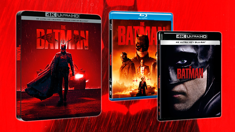 Todos los detalles de The Batman en Blu-ray, UHD 4K y Steelbook 4K