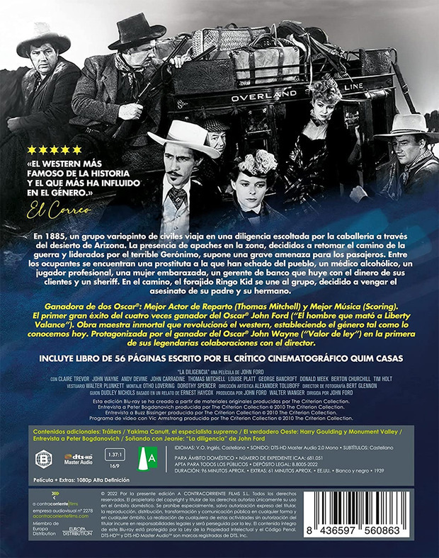 La Diligencia Blu-ray 3