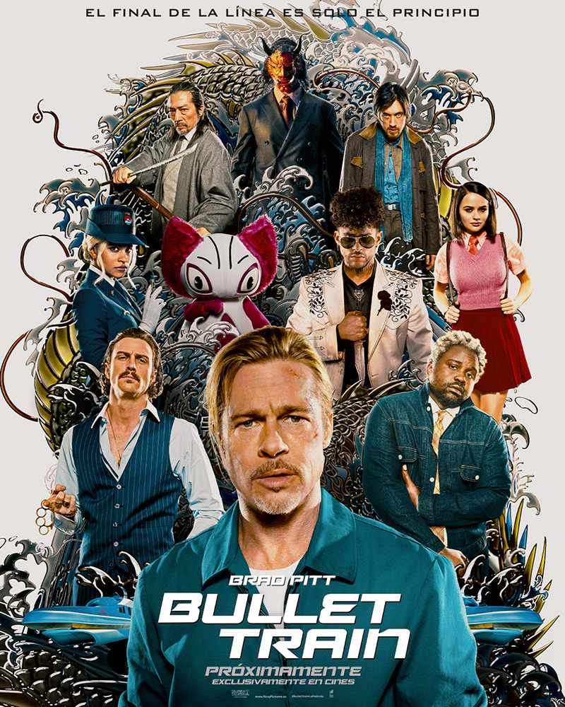 Tráiler de Bullet Train, basada en la novela japonesa de Kotaro Isaka