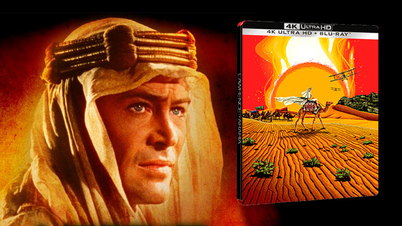 Estreno de Lawrence de Arabia en UHD 4K con un Steelbook