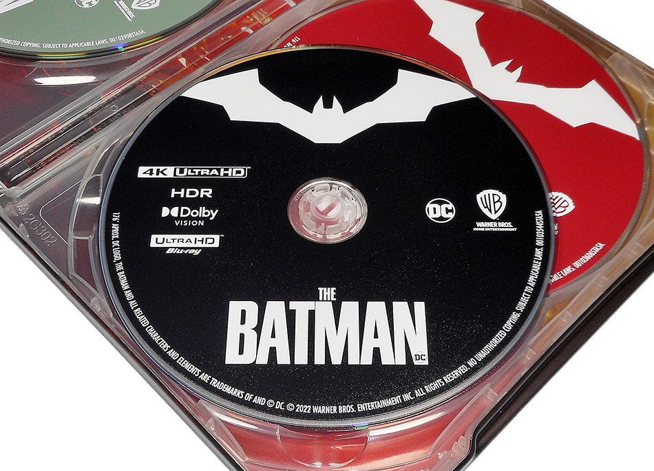 Fotografías del Steelbook de The Batman en UHD 4K y Blu-ray 12