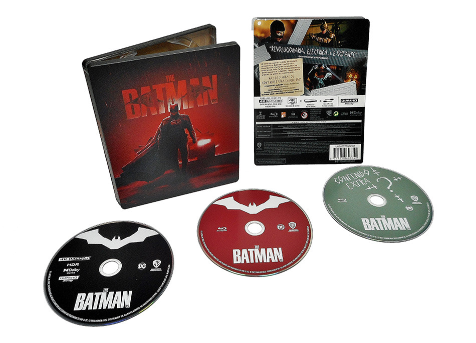 Fotografías del Steelbook de The Batman en UHD 4K y Blu-ray 18