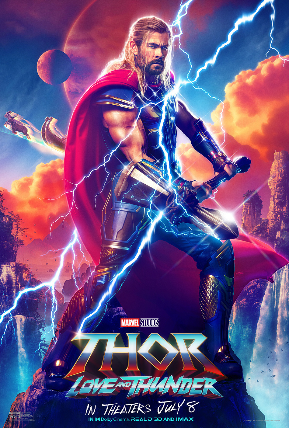 Pósters de personajes de la película Thor: Love and Thunder 2