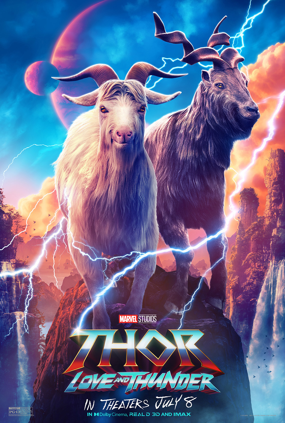 Pósters de personajes de la película Thor: Love and Thunder 5