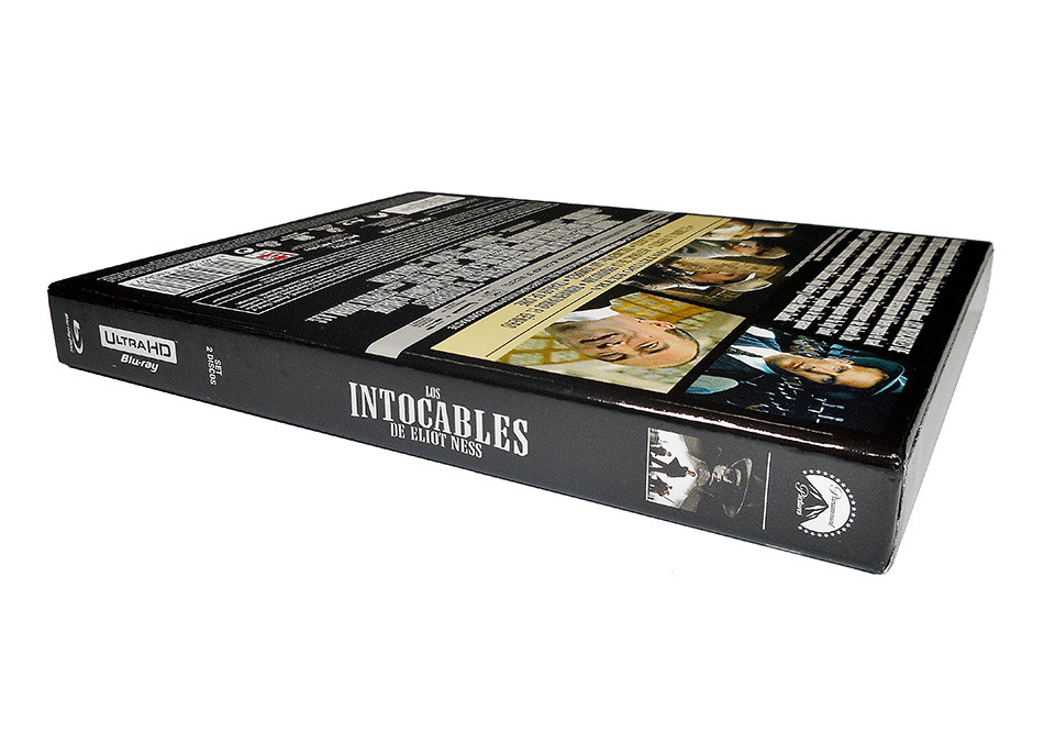 Fotografías de la ed. coleccionista con Steelbook de Los Intocables de Eliot Ness en UHD 4K 3