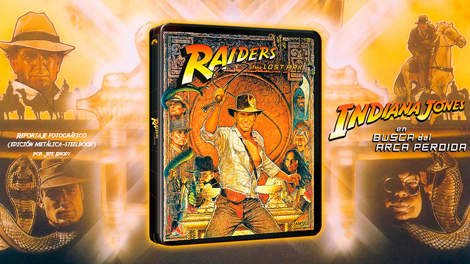 Fotografías del Steelbook de Indiana Jones en Busca del Arca Perdidaen UHD 4K y Blu-ray 1