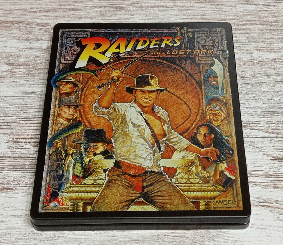 Fotografías del Steelbook de Indiana Jones en Busca del Arca Perdidaen UHD 4K y Blu-ray 2