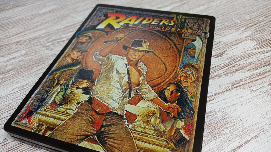 Fotografías del Steelbook de Indiana Jones en Busca del Arca Perdidaen UHD 4K y Blu-ray 7