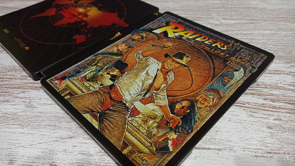 Fotografías del Steelbook de Indiana Jones en Busca del Arca Perdidaen UHD 4K y Blu-ray 13