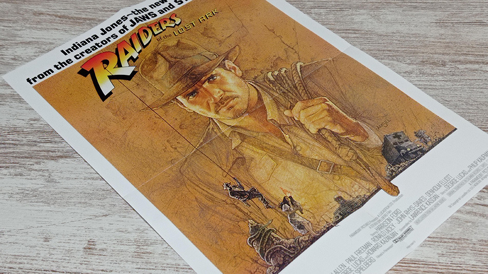 Fotografías del Steelbook de Indiana Jones en Busca del Arca Perdidaen UHD 4K y Blu-ray 14