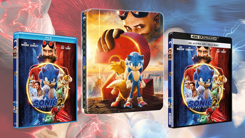 Todos los detalles de Sonic 2: La Película en Blu-ray, UHD 4K y Steelbook 4K