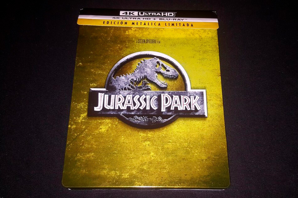 Fotografías del Steelbook de Jurassic Park en UHD 4K y Blu-ray 2
