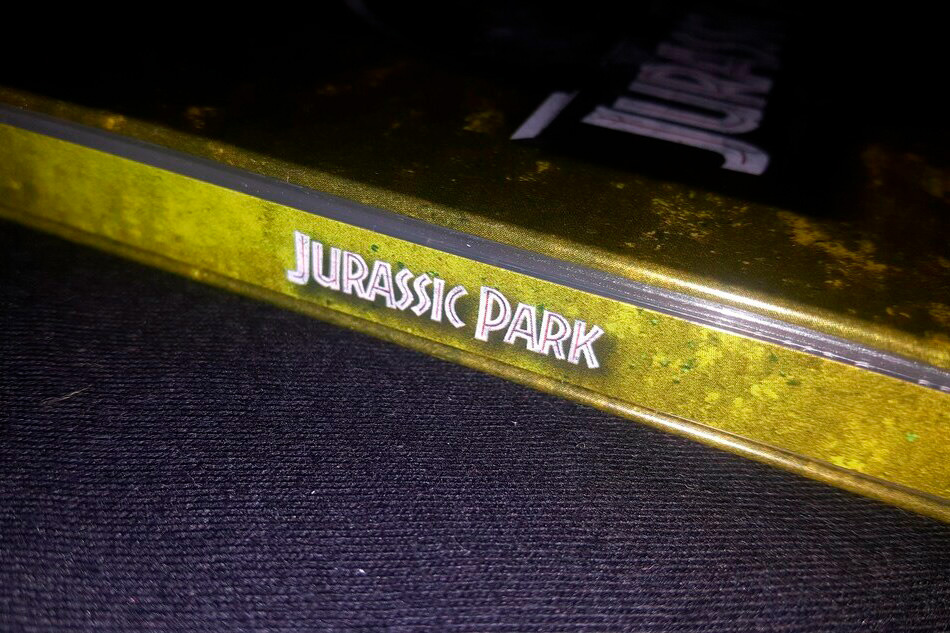 Fotografías del Steelbook de Jurassic Park en UHD 4K y Blu-ray 8