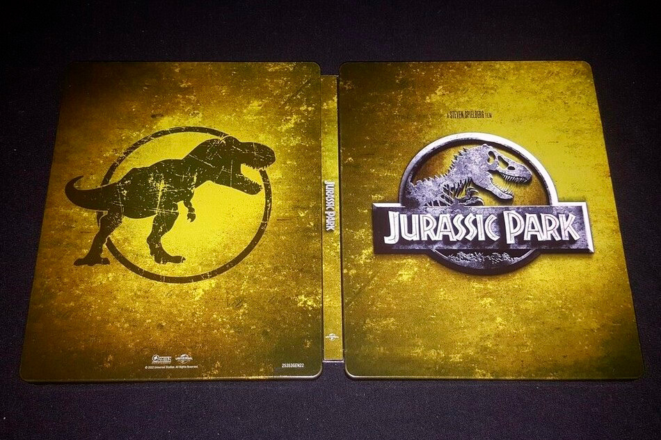 Fotografías del Steelbook de Jurassic Park en UHD 4K y Blu-ray 12