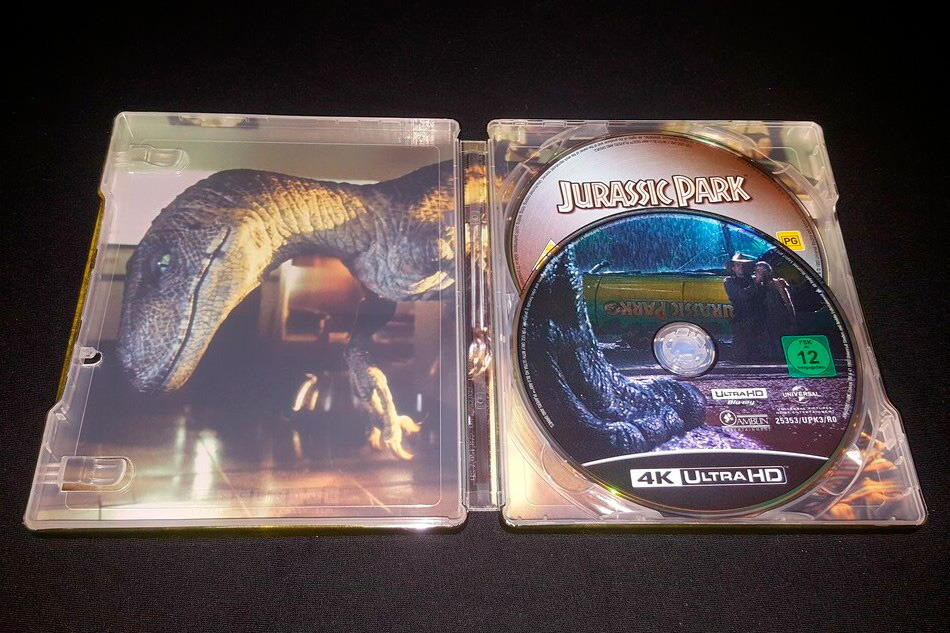 Fotografías del Steelbook de Jurassic Park en UHD 4K y Blu-ray 15