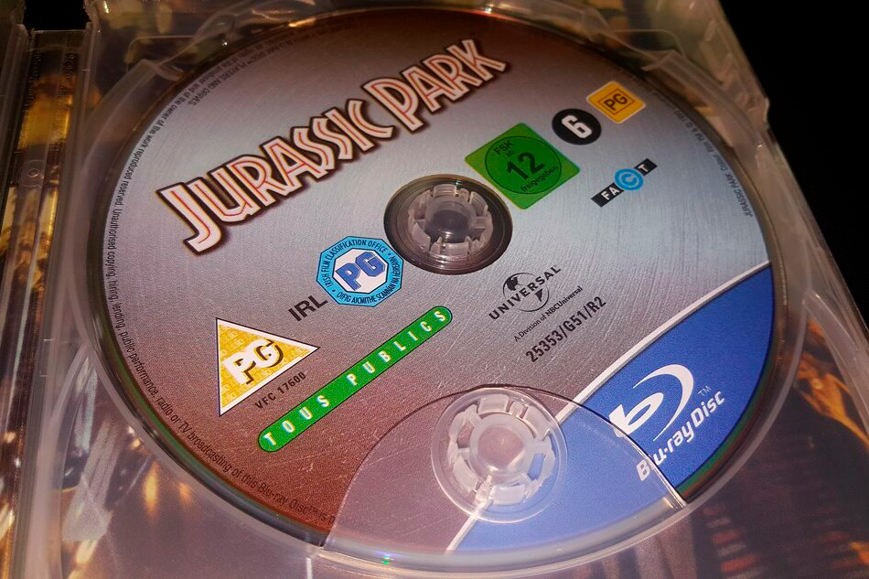Fotografías del Steelbook de Jurassic Park en UHD 4K y Blu-ray 17