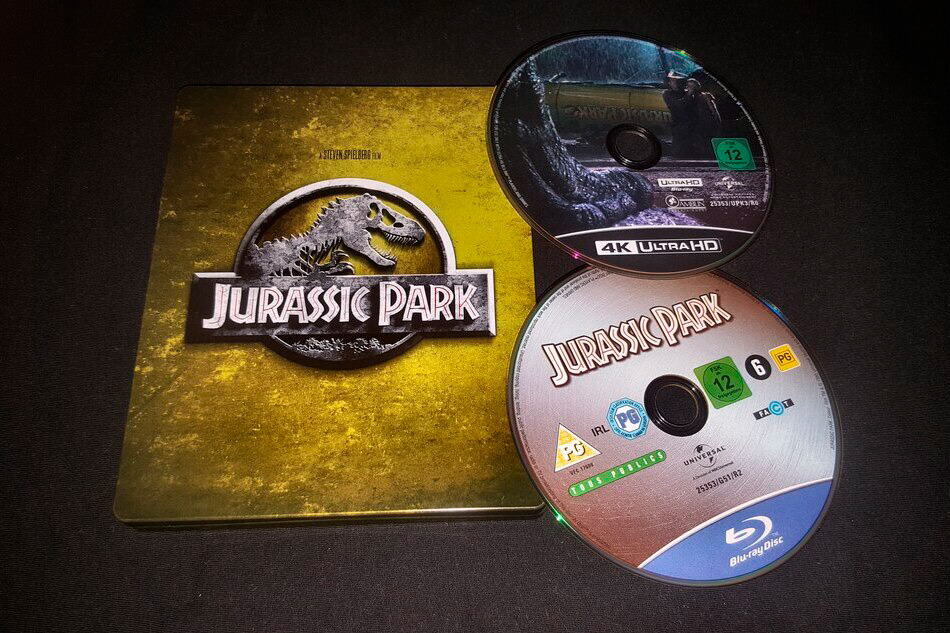 Fotografías del Steelbook de Jurassic Park en UHD 4K y Blu-ray 21