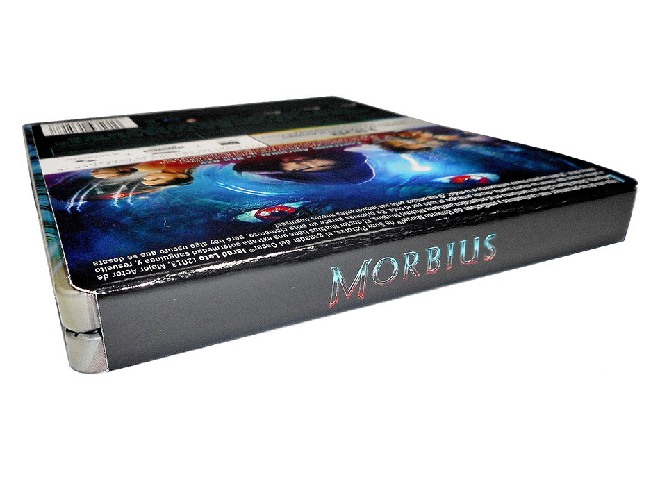 Fotografías del Steelbook de Morbius en UHD 4K y Blu-ray 3