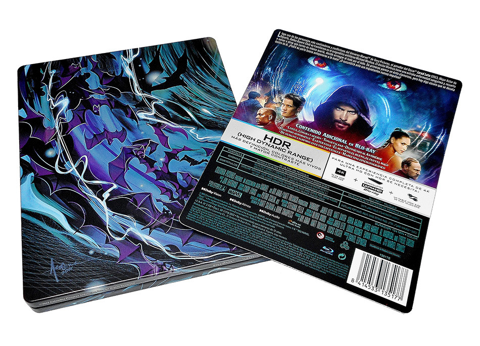 Fotografías del Steelbook de Morbius en UHD 4K y Blu-ray 6